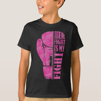 Her Fight Is My Fight Breast Cancer Awareness Fami T-Shirt