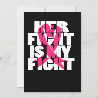 Her Fight Is My Fight Breast Cancer Awareness Save The Date
