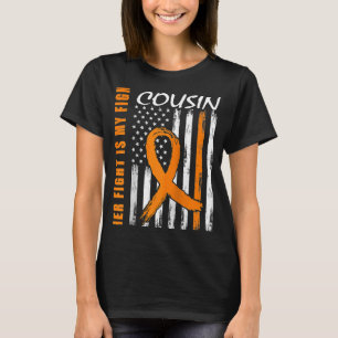 Her Fight Is My Fight Cousin Leukaemia Awareness F T-Shirt