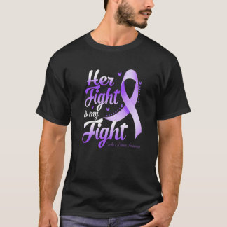 Her Fight Is My Fight Crohn's Disease Awareness Wa T-Shirt
