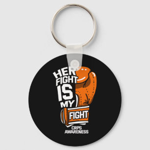 Her Fight Is My Fight Crps Awareness Rsd Orange Ri Key Ring