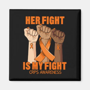 Her Fight Is My Fight Crps Awareness Rsd Orange Ri Magnet