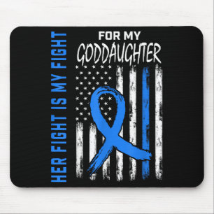 Her Fight Is My Fight Diabetes Awareness Shirt God Mouse Pad