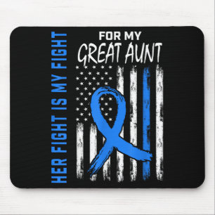 Her Fight Is My Fight Diabetes Awareness Shirt Gre Mouse Pad