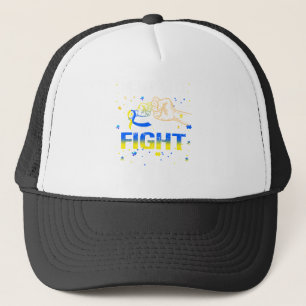 Her Fight Is my Fight Down Syndrome Awareness Trucker Hat