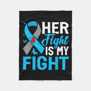 Her Fight Is My Fight  Fleece Blanket