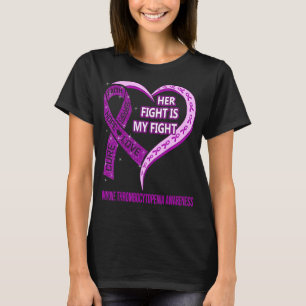 Her Fight Is My Fight ITP Awareness Ribbon Heart T-Shirt