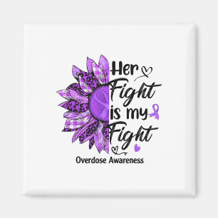 Her Fight Is My Fight Leopard Sunflower Overdose A Magnet