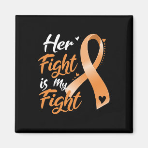 Her Fight Is My Fight Leukaemia Awareness Blood Ca Magnet