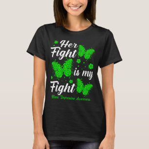 Her Fight Is My Fight Manic Depression Awareness B T-Shirt