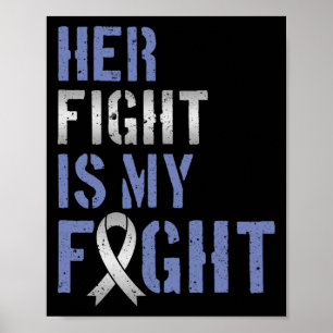 Her Fight Is My Fight  Parkinsons Awareness Month Poster