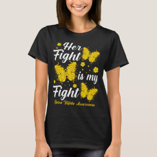 Her Fight Is My Fight Spina Bifida Awareness Butte T-Shirt