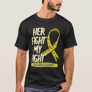 Her Fight Is My Fight Spina Bifida Spine Supporter T-Shirt