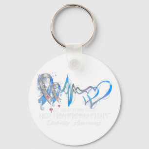 Her Fight Is My Fight Type 1 Diabetes Awareness Gi Key Ring