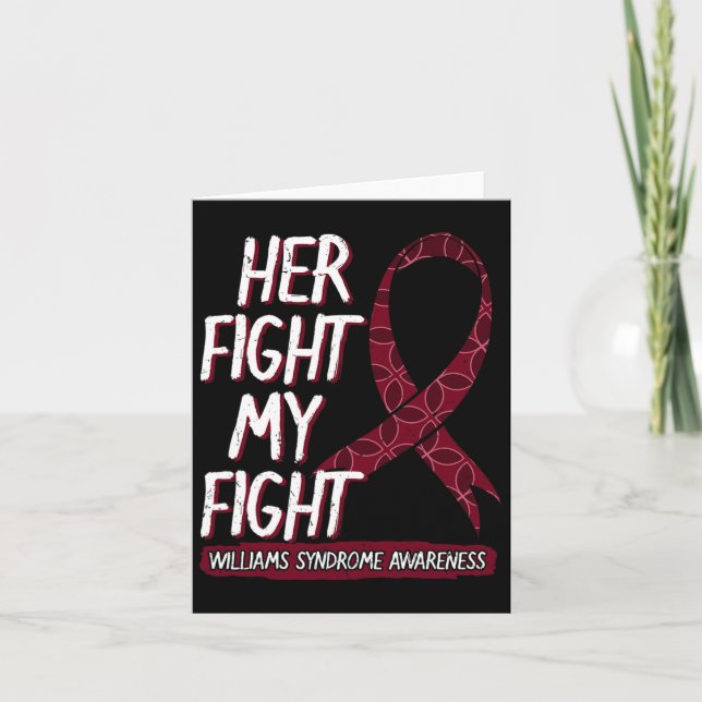 Her Fight Is My Fight Ws Williams–beuren Williams  Card (Front)