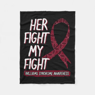 Her Fight Is My Fight Ws Williams–beuren Williams Fleece Blanket