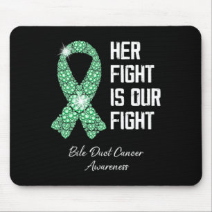 Her Fight Is Our Fight Bile Duct Cancer Awareness Mouse Pad