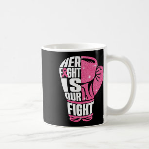 Her Fight Is Our Fight Breast Cancer Awareness Box Coffee Mug