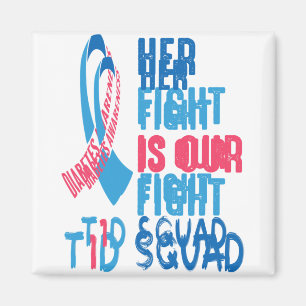Her Fight Is Our Fight Diabetes Awareness Day T1D Magnet