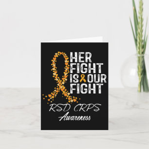 Her Fight Is Our Fight Rsd Crps Awareness 2 Card