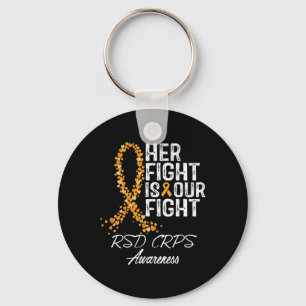 Her Fight Is Our Fight Rsd Crps Awareness 2 Key Ring