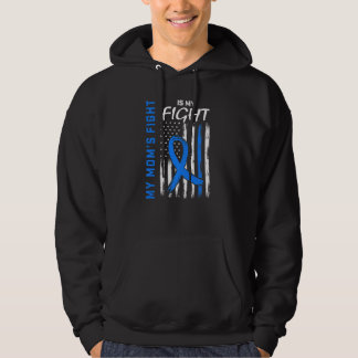 Her Fight Mum Type 2 Diabetes Awareness Flag Men W Hoodie