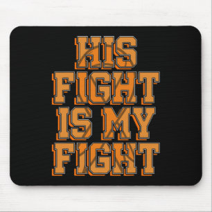 Her Fight My Fight Crps Awareness Orange Ribbon Rs Mouse Pad