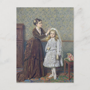 Her First Communion Postcard
