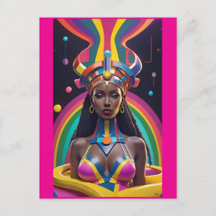 Her Glamour Set Them Free Postcard