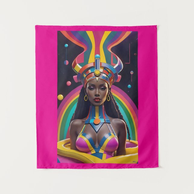 Her Glamour Set Them Free Tapestry (Front)