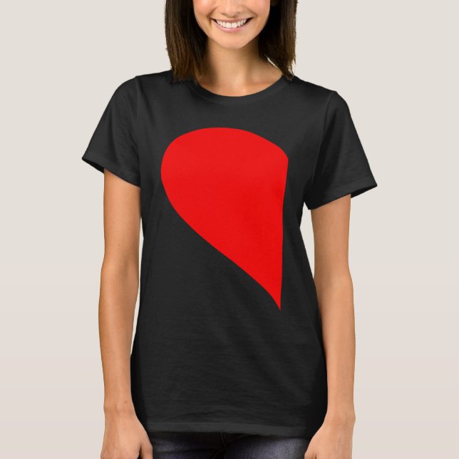 HER HIM HEART PARTNER VALENTINE'S DECORATIONS WOME T-Shirt (Front)