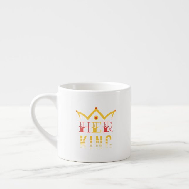 Her King Espresso Cup (Left)