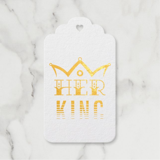 Her King Gift Tags (Front)