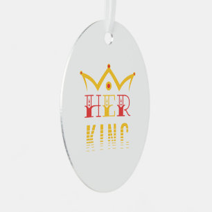 Her King Metal Tree Decoration