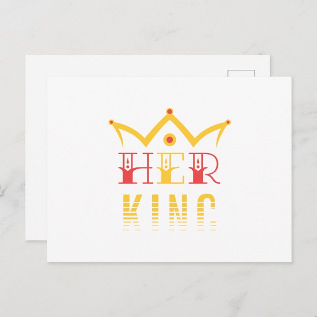 Her King Postcard (Front/Back)