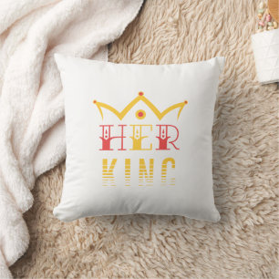 Her King Throw Pillow