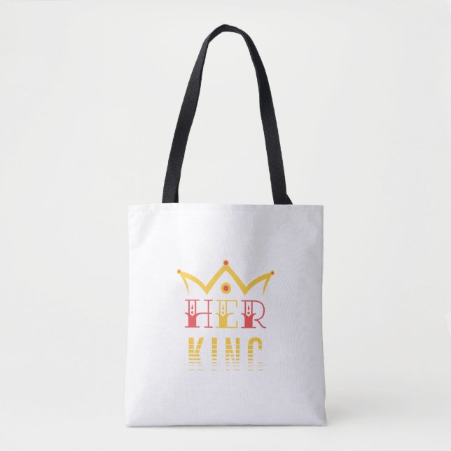 Her King Tote Bag (Front)