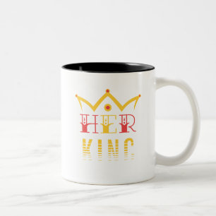 Her King Two-Tone Coffee Mug