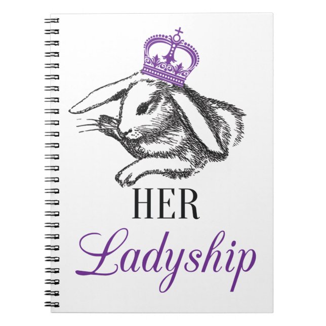Her Ladyship Notepad Notebook (Front)
