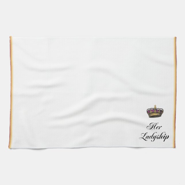 Her Ladyship Tea Towel (Horizontal)
