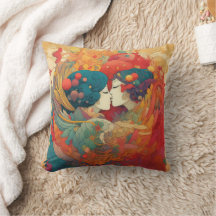 Her Love, Her Way  | Lesbian Kiss Art Deco Style