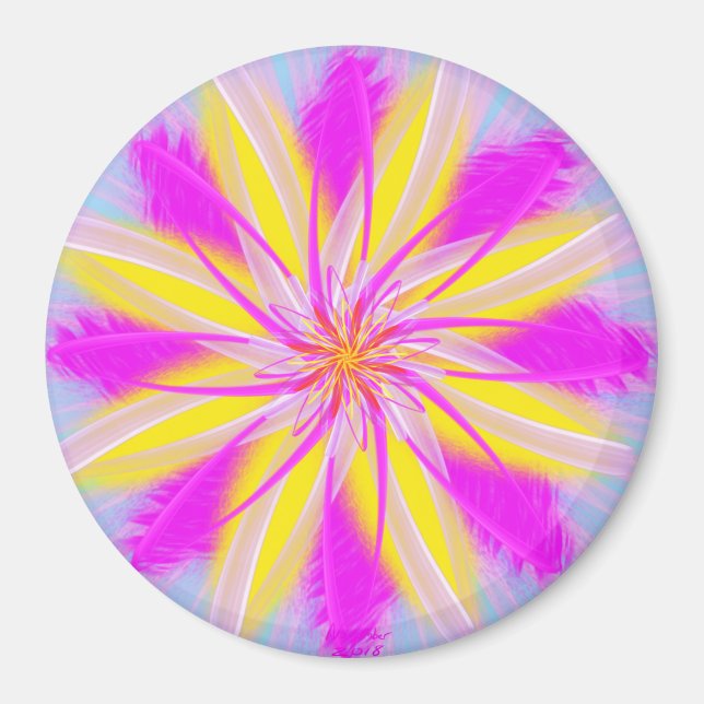 Her Majesty by Power Flower Magnet (Front)