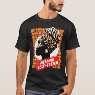 Her Melanin Boost Self Esteem and 2023 Black Histo T-Shirt