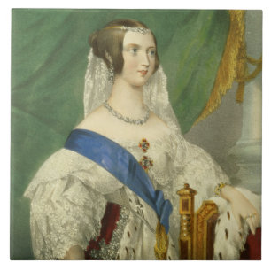 Her Most Gracious Majesty, Queen Victoria (1819-19 Ceramic Tile