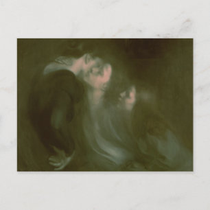 Her Mother's Kiss, 1890s Postcard