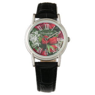 Her Name and Romantic Floral Watch