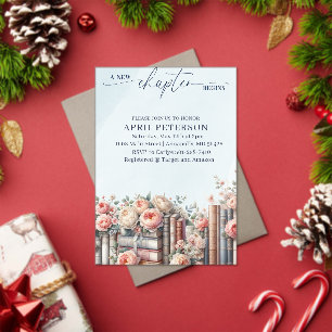 Her Next Chapter Begins, Storybook Bridal Shower Acrylic Invitations