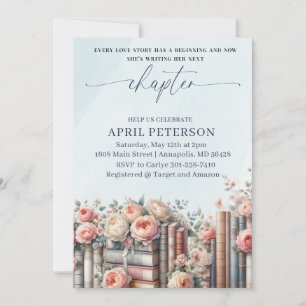Her Next Chapter Begins, Storybook Bridal Shower Invitation