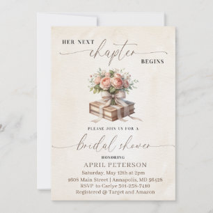 Her Next Chapter Begins, Storybook Bridal Shower Invitation