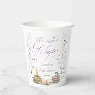 Her Next Chapter Bridal Shower  Paper Cups